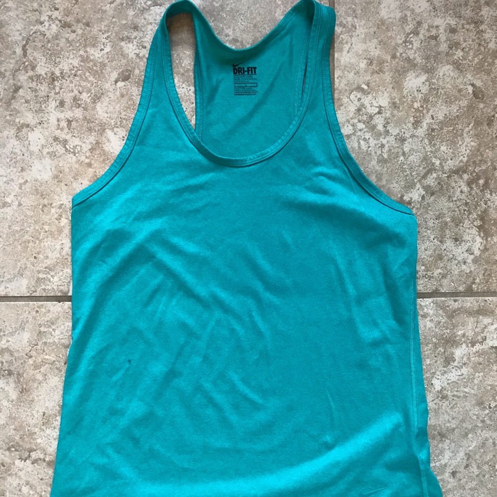 NIKE Dri-fit Women training tank in blue